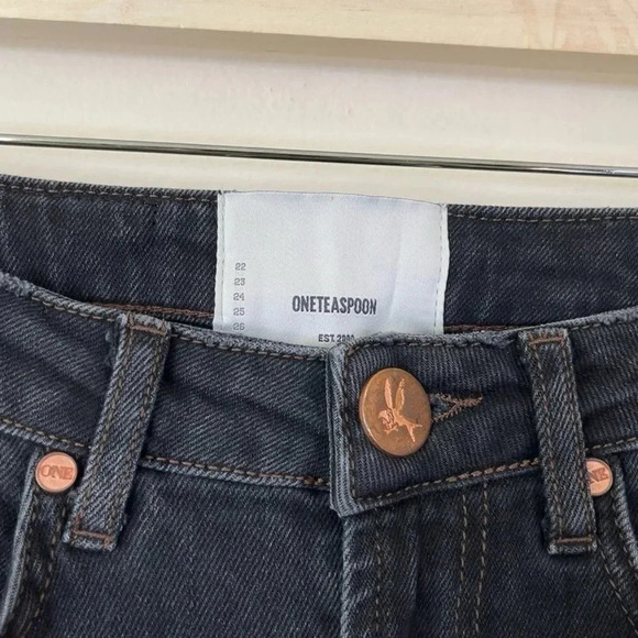 One Teaspoon Freebirds II  Dark Wash High Waist Skinny Jeans - Picture 8 of 16